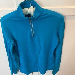 3 Dover Saddlery size S riding tops. Selling as group. Two blue, one purple